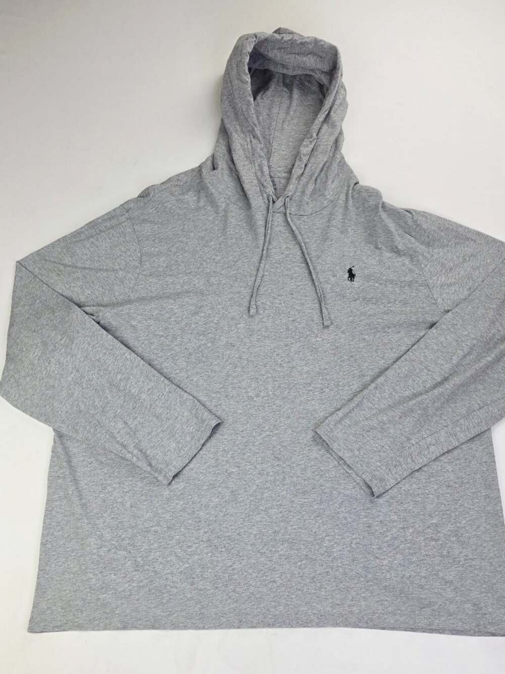 Polo Ralph Lauren Lightweight Embroidered Logo Size 2XL Men Gray Pullover Hoodie